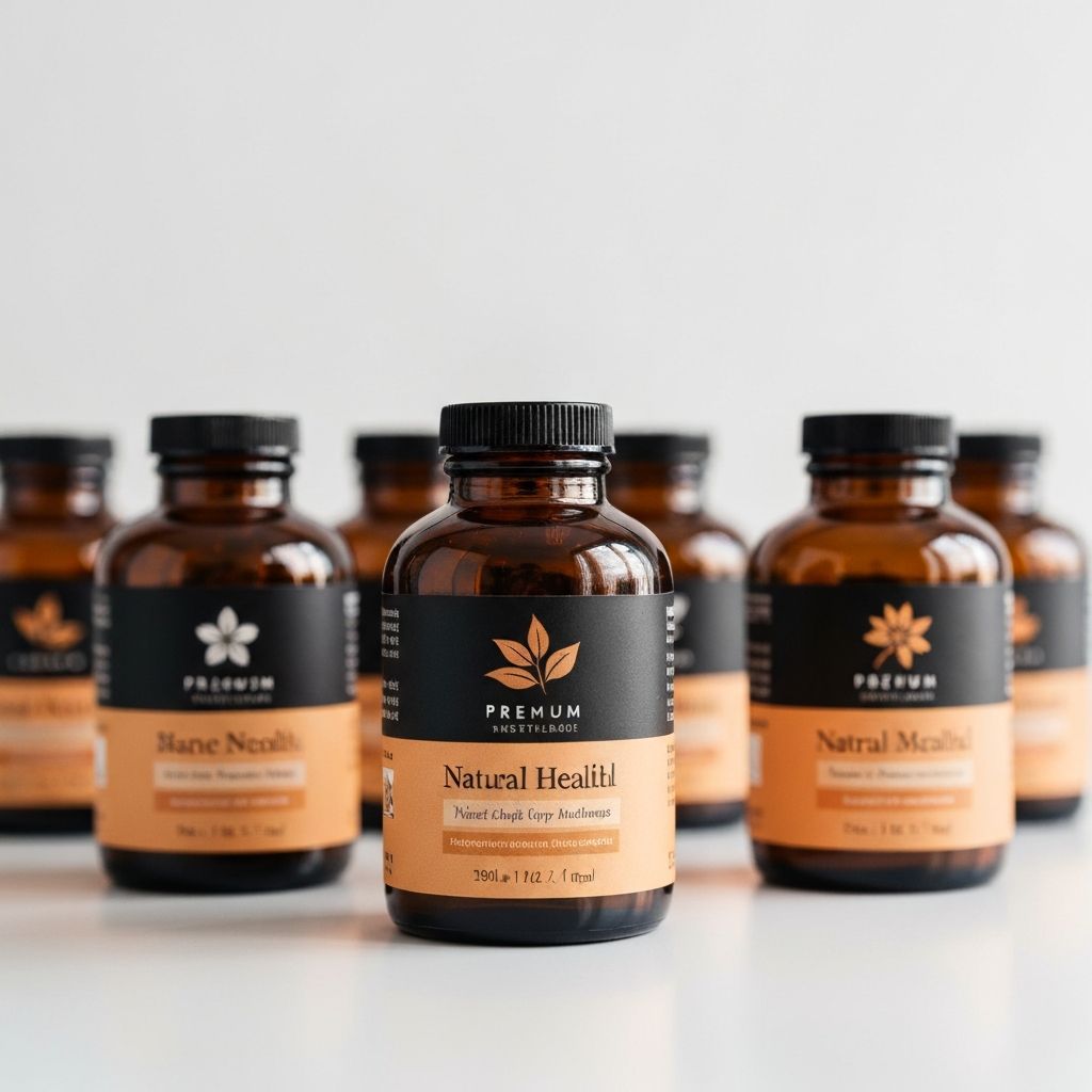 Premium natural supplements collection